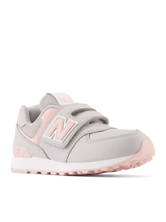 574 Classic 574 Kids Sneakers with Scratch Gray