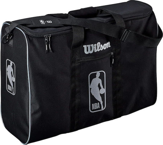 Wilson NBA Authentic Σάκος Μεταφοράς 6 Μπαλών In Black Colour