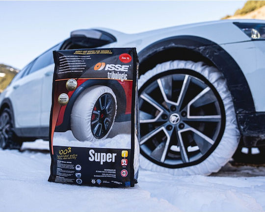 Isse Super 54 Anti-slip Snow Socks Passenger Car 2pcs