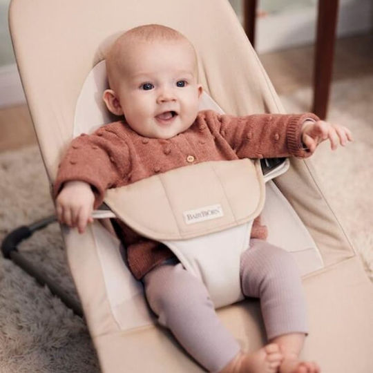 BabyBjorn Χειροκίνητο Relax Μωρού Balance Soft Beige/Grey για Παιδί έως 13kg