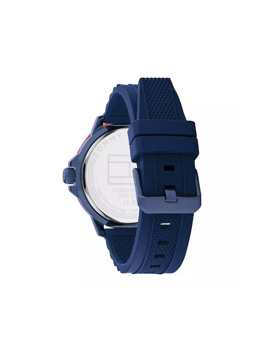 Tommy Hilfiger Nelson Watch Battery with Blue Metal Bracelet