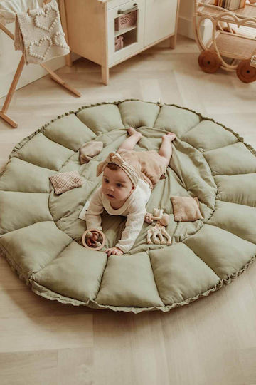 Play&go Bloom Aktivitätsmatte Grün 130x130cm Dicke 50mm