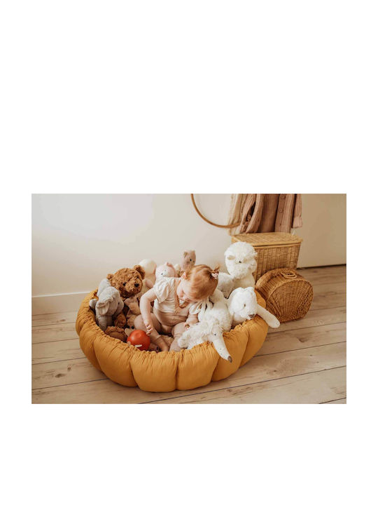 Play&go Bloom Детски Килими Жълт 130x130см
