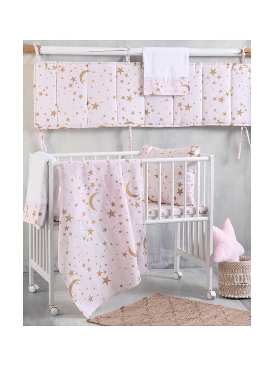 Rythmos Elektrische Gitarren Kinderdecke Einzel mit Kissenbezug Moonlight Rosa 160x240cm