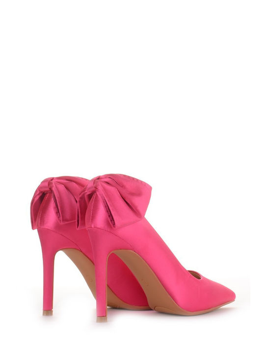 Famous Shoes Pointed Toe Stiletto Fuchsia High Heels