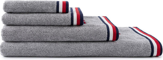 Tommy Hilfiger Χεριών Teddy 40x60εκ. Navy Βάρους 540gr/m²