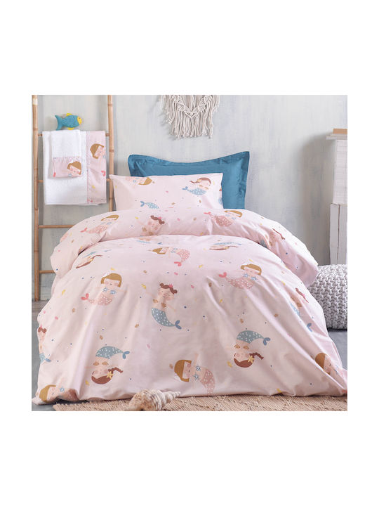 Rythmos Baby Duvet Cover Set With Pillowcase Zizel Pink 110x160cm