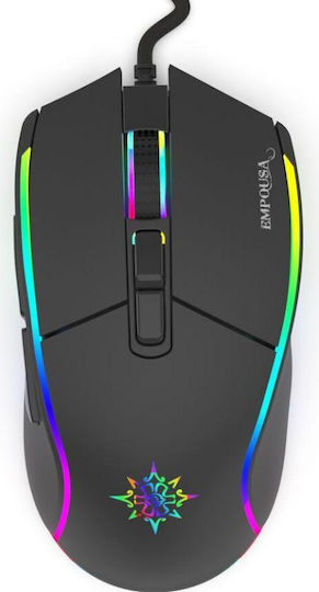 Inca IMG-GT16 RGB Gaming Ποντίκι 6400 DPI Μαύρο