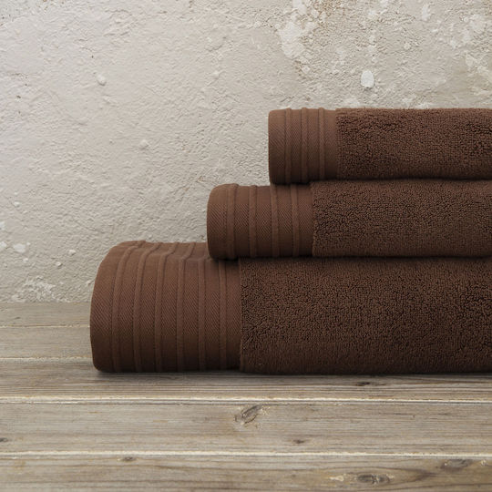 Nima Handtuch Feel Fresh 40x60cm Warme Braune Gewicht 500gr/m²