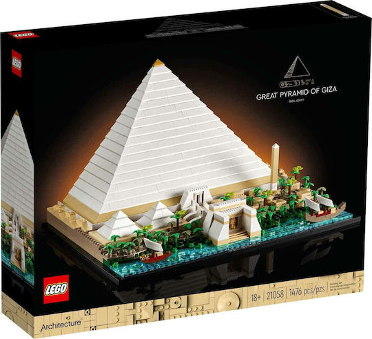 LEGO Architecture Marea Piramidă din Giza pentru 18+ Ani 1476 Bucăți