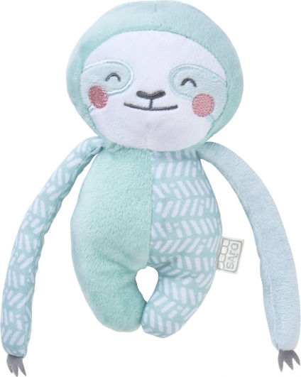 Saro Little Sloth Fabric Baby Activity Toy for Newborns