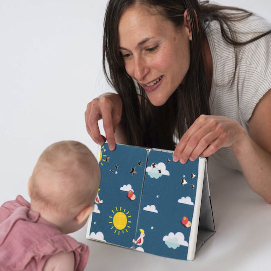 Taf Toys Activity Book Tummy Time Book made of Fabric for 0++ Months