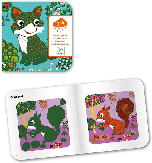 Scratch & Sketch Ανακαλύπτω Ξύνοντας την Εικόνα-Ζώα Δάσους