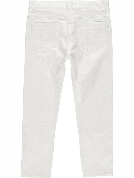 Boboli Girls Fabric Trouser Παντελόνι Silver