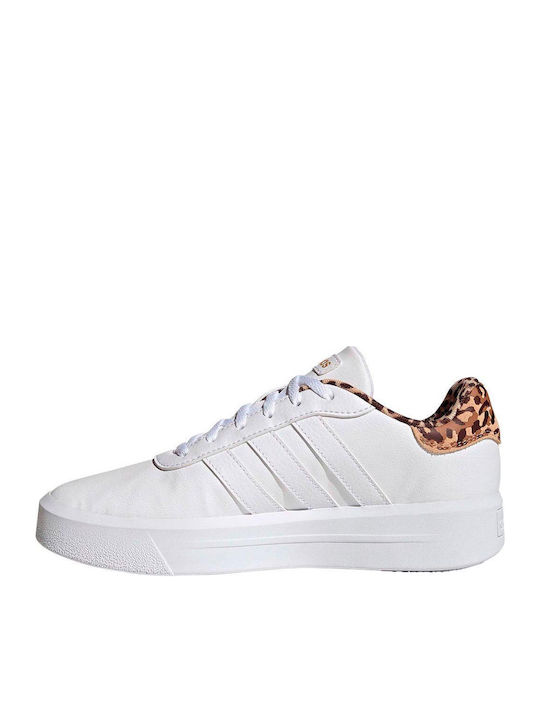 Tennis Platform Court Дамски Маратонки Cloud White / Gold Metallic