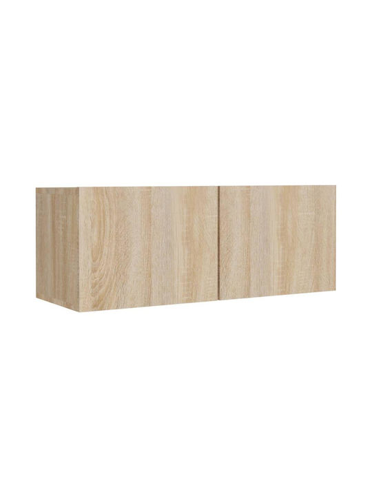Living Room TV Unit Sonoma Oak 4pcs L80xW30xH30cm
