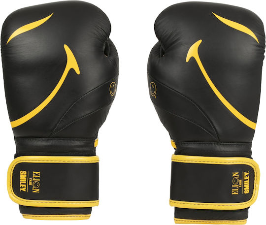 Elion Paris X Smiley Boxing Gloves Leather for Match Black