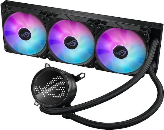 Asus ROG Ryuo III 360 ARGB Υδρόψυξη Επεξεργαστή Τριπλού Ανεμιστήρα 120mm για Socket AM4/AM5/1700/1200/115x