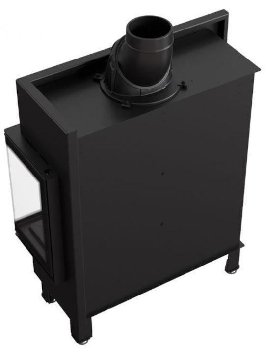 Kratki Lucy 14 SLIM P BS Black Енергийна вмъкната касета Дърво 10кВт Десен ъгъл с отваряща се врата
