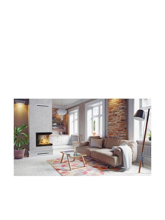 Kratki Lucy 14 SLIM P BS Black Енергийна вмъкната касета Дърво 10кВт Десен ъгъл с отваряща се врата