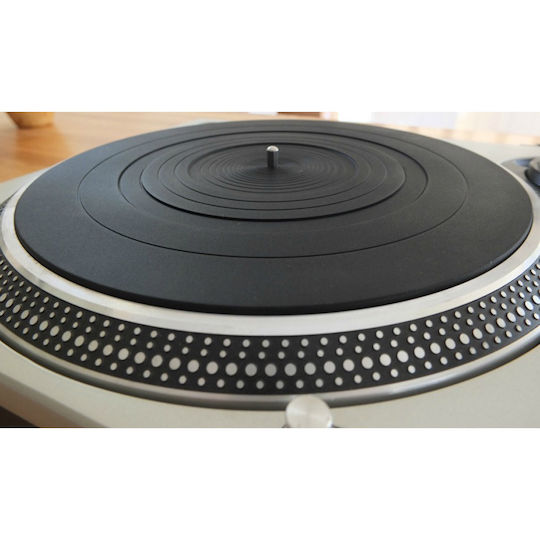 Tonar Rubber Slipmat Rubber Turntable Mat Black