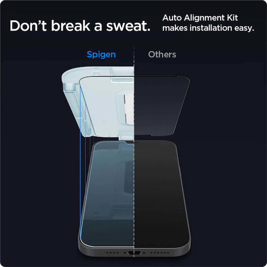 Spigen EZ Fit GLAS.tR Antiblue Закалено стъкло 2бр (iPhone 12 Pro Max) AGL01794