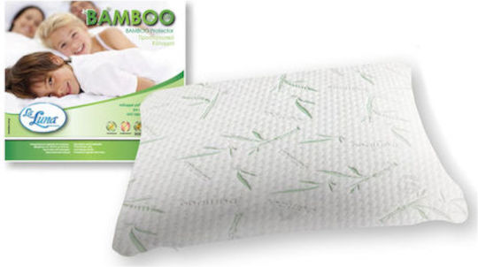 La Luna Bamboo Σετ Προστατευτικά Μαξιλαριών Αδιάβροχα White 50x70εκ.