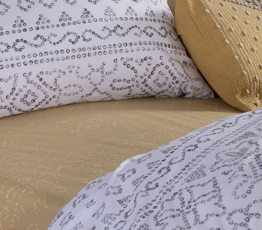 Nef-Nef Homeware Mysterious Μαξιλαροθήκη με Φάσα Black 52x72εκ.