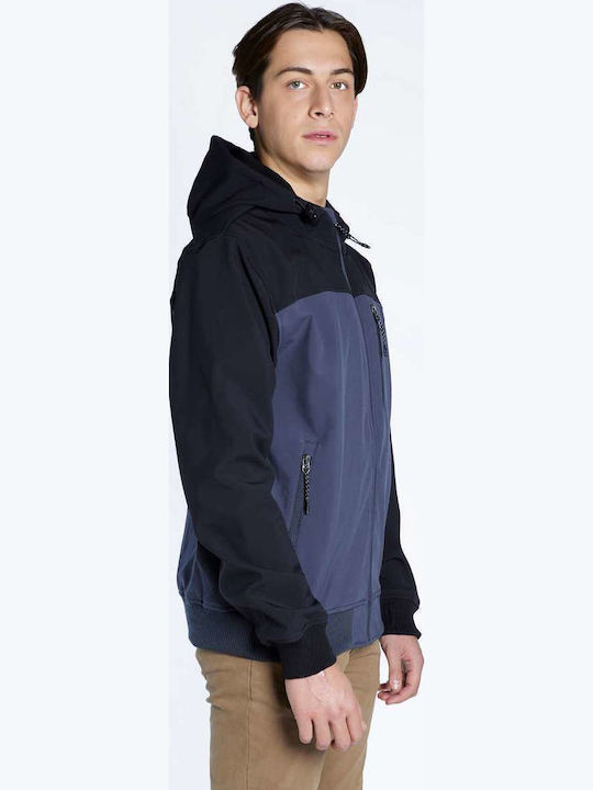 Χειμωνιάτικο Μπουφάν Bomber Dark Grey/Black