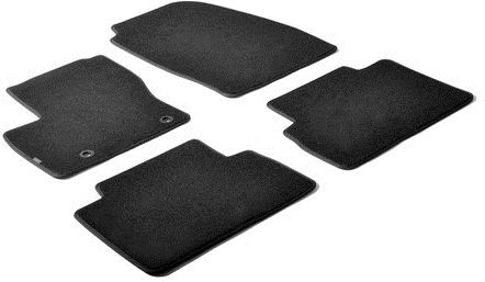 Cik Set of Front and Rear Mats 4pcs for Ford C-Max 2010 Black
