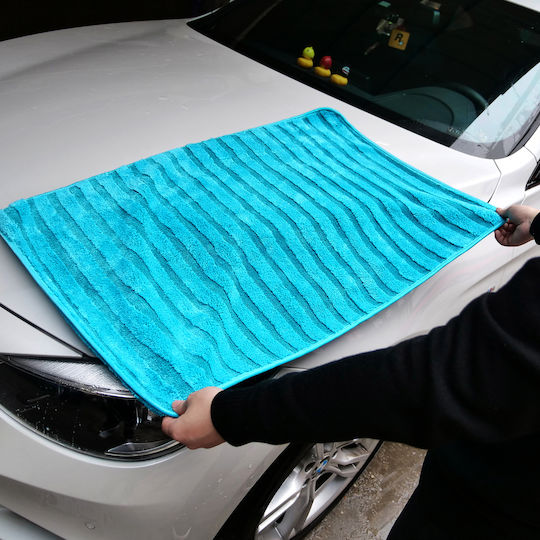 Maxshine Vortex Lavetă Microfibră Uscare pentru Corp Auto 1000gsm Albastru 90x60cm