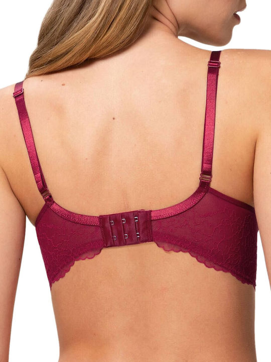 Triumph Mirage Spotlight Bra with Light Padding Underwire Burgundy