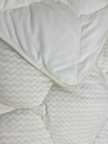 Linea Home Κουβερτοπάπλωμα με Γέμιση Hollowfiber Μονό 160x215εκ. Zic Zac Εκρού