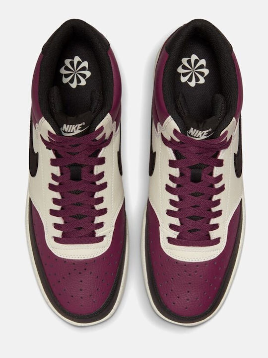 Court Vision Ανδρικά Μποτάκια Dark Beetroot / Black / Sail