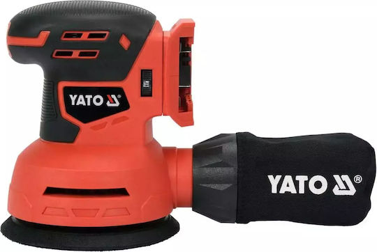 Yato YT-82753 Έκκεντρο Τριβείο 125mm Μπαταρίας 18V Solo με Ρύθμιση Ταχύτητας και με Σύστημα Αναρρόφησης
