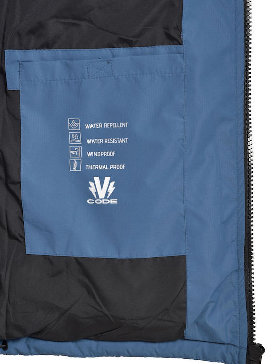 Winter Jacke Blau