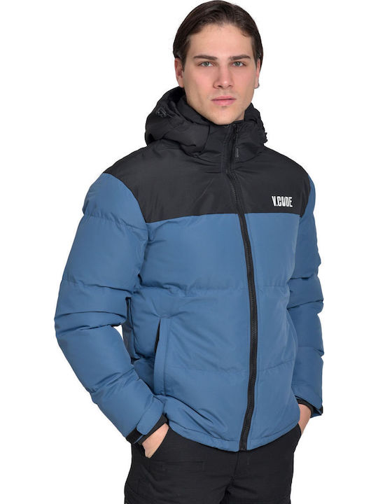 Winter Jacke Blau