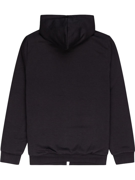 Bolton Cardigan With Hood Flint Black