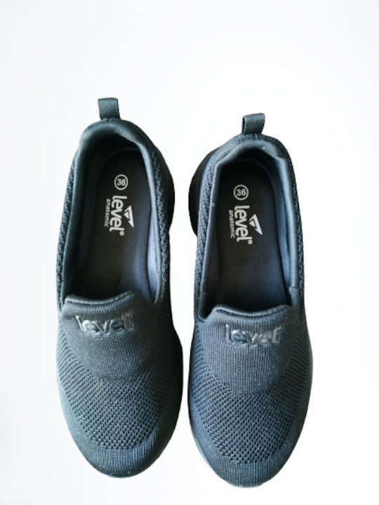 Ανατομικά Γυναικεία Slip-On Μαύρα