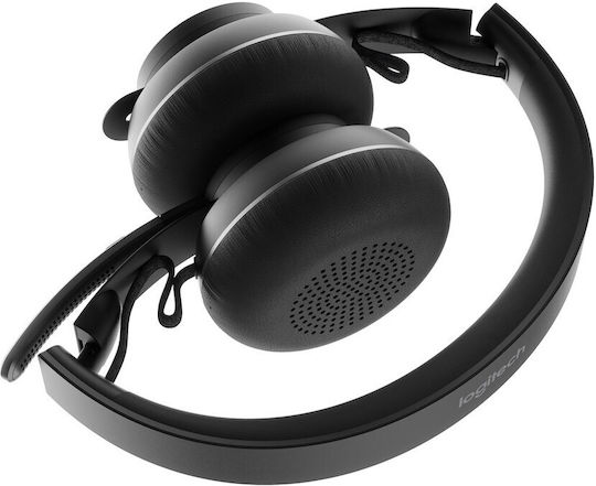 Logitech Zone Wireless (UC) On Ear Multimedia Ακουστικά με μικροφωνο και σύνδεση Bluetooth / USB-A