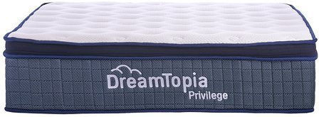 Dreamtopia Privilege Halb-Doppel Ergonomisch Matratze Schaum Beidseitig 120x200x29cm mit Topper