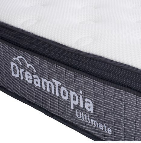 HomeMarkt Dreamtopia Ultimate Einzel Ergonomisch Matratze Schaum 90x190cm mit Topper