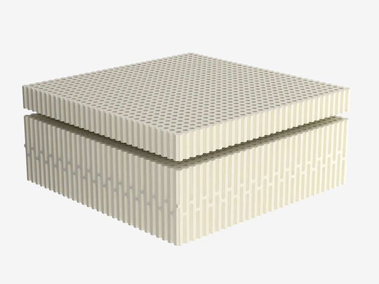 Dunlopillo Fine Ivory Ημίδιπλο Ανατομικό Στρώμα Latex 120x200x22cm