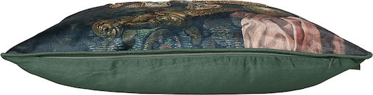 Zaros Sofa-Kissen aus Samt Grün 45x45cm