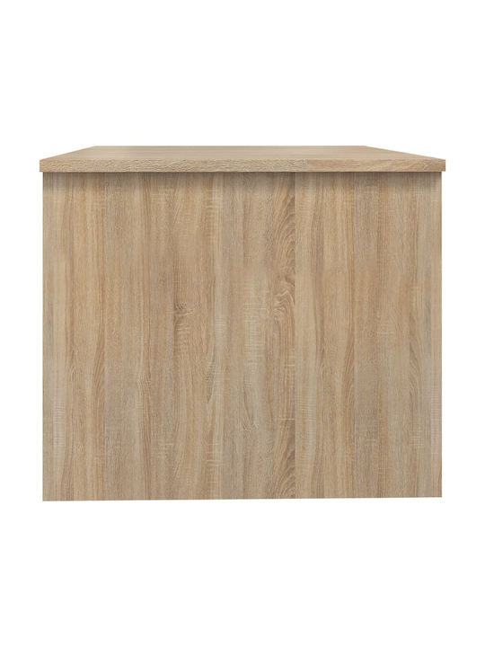 Rectangular Central Wooden Coffee Table with Lifting Mechanism Beige W80xD50xH42.5cm