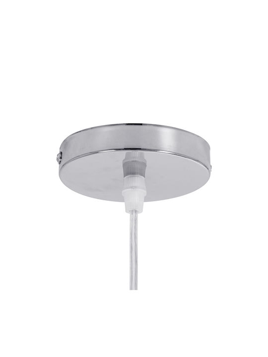 GloboStar Minorca Pendant Light Beige Bell with Socket E27 60x60x35cm