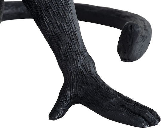 GloboStar Apes Lustră Decorativă Figura cu Soclu pentru Bec E27 Negru