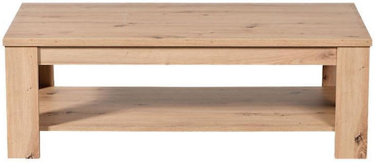 Rectangular Central Coffee Table Oscar Wooden Ks Artisan Oak M120xW60xH41.5cm