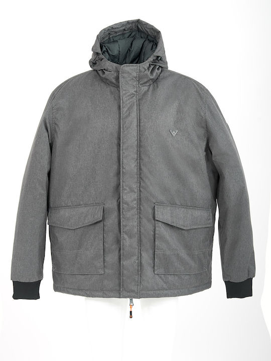 VAINAS V17 PLUS GRÖSSE HERRENJACKE GRAU