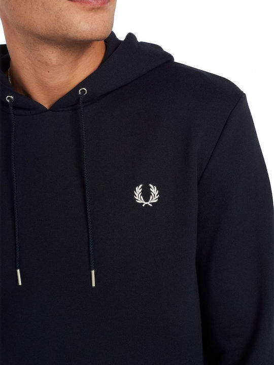 Sweatshirt with Hood Navy Blue